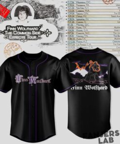 Finn Wolfhard The Common Side Effects Tour Baseball Jersey