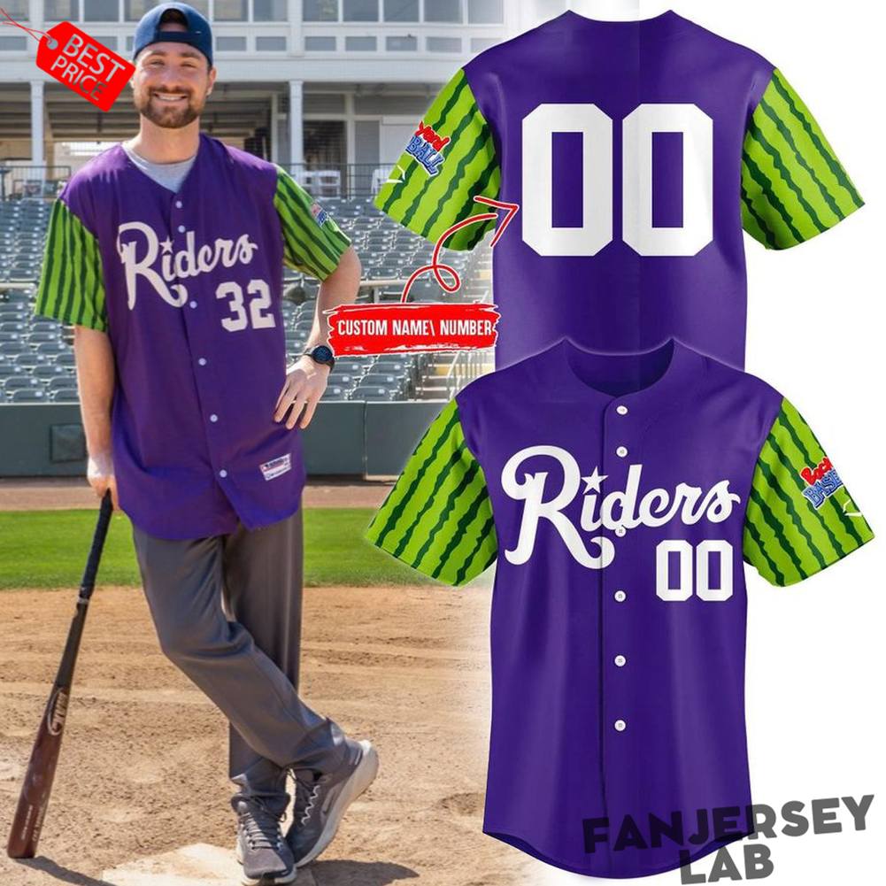 Frisco RoughRiders Melonheads Night 2026 Custom Jersey Frisco RoughRiders Melonheads Night 2026 Custom Jersey