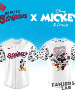 Gwinnett Stripers x Mickey Mouse Night Special Baseball Jersey