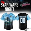 Gwinnett Stripers x Star Wars Mandalorian & Grogu Custom Baseball Jersey