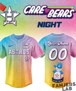 Houston Astros Care Bears Night Baseball Jersey Houston Astros Care Bears Night Baseball Jersey
