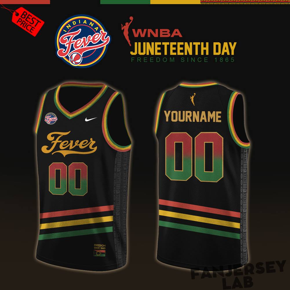 Indiana Fever 2026 WNBA x Juneteenth Day Basketball Jersey Indiana Fever 2026 WNBA x Juneteenth Day Basketball Jersey