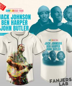 Jack Johnson SURFILMUSIC Tour 2026 Jersey