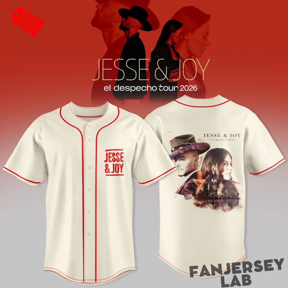Jesse & Joy “El Despecho Tour 2026” Baseball Jersey Jesse & Joy “El Despecho Tour 2026” Baseball Jersey