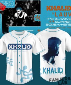 Khalid It’s Always Summer Somewhere Tour 2026 Baseball Jersey
