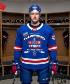 Kitchener Rangers 5 Times Champions Ontario League 2026 Hockey Jersey