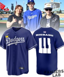 LA Dodgers x Bigbang 2026 Tour Baseball Jersey
