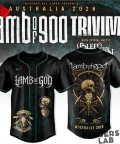 Lamb Of God & Trivium Co-Headline Australian Tour 2026 Jersey