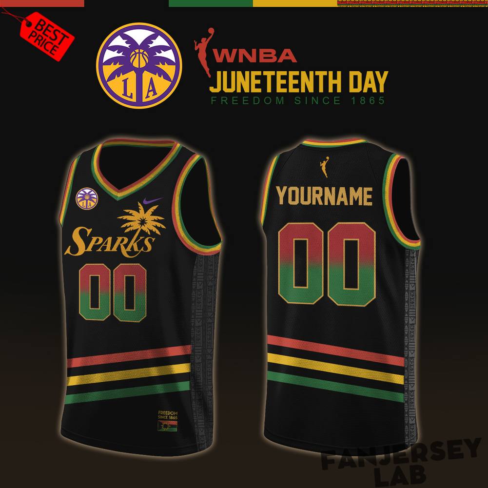 Los Angeles Sparks 2026 WNBA x Juneteenth Day Basketball Jersey Los Angeles Sparks 2026 WNBA x Juneteenth Day Basketball Jersey