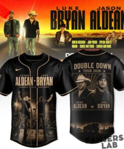 Luke Bryan x Jason Aldean Double Down Tour 2026 – Desert Highway Baseball Jersey