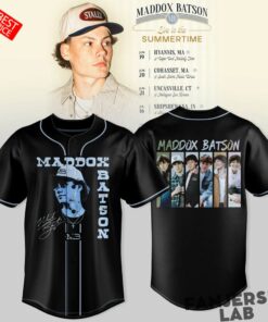 Maddox Batson Live in Summertime Tour 2026 Baseball Jersey
