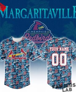 Memphis Redbirds Margaritaville Night Custom Jersey