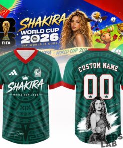 Mexico National Football Team x Shakira World Cup 2026 Rhythm Edition Custom Jersey