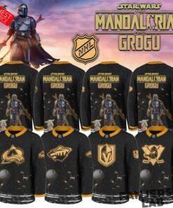 NHL All Teams x Star Wars The Mandalorian & Grogu Hockey Jersey