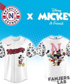 Nashville Sounds x Mickey & Friend Special Baseball Jersey