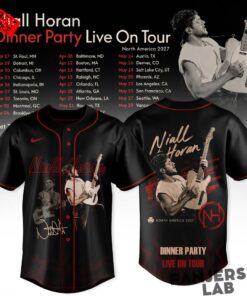 Niall Horan Dinner Party Live on Tour Baseball Jersey