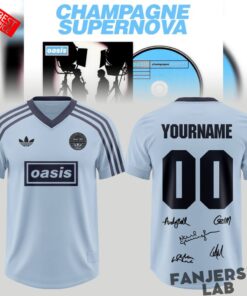 OASIS 30 years of “Champagne Supernova” Exclusive Football Jersey