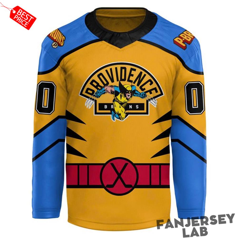 Providence Bruins Marvel Weekend Special Hockey Jersey Providence Bruins Marvel Weekend Special Hockey Jersey
