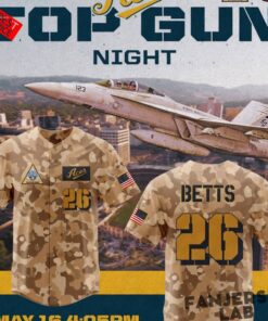 Reno Aces Top Gun Night 2026 Baseball Jersey