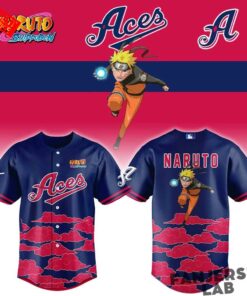 Reno Aces x NARUTO Night Game Special Baseball Jersey
