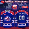 Rochester Americans 70th Anniversary Throwback Custom Hockey Jersey