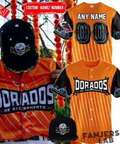 Sacramento River Cats x Dorados de Sacramento 2026 Custom Baseball Jersey Sacramento River Cats x Dorados de Sacramento 2026 Custom Baseball Jersey