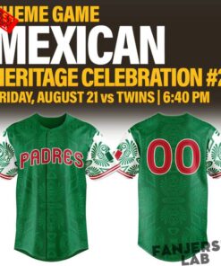 San Diego Padres Mexican Heritage Night 2026 Custom Jersey San Diego Padres Mexican Heritage Night 2026 Custom Jersey