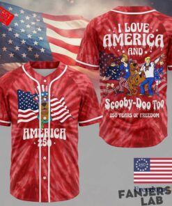 Scooby-Doo x America 250 Years of Freedom Baseball Jersey Scooby-Doo x America 250 Years of Freedom Baseball Jersey