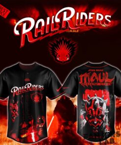 Scranton/Wilkes-Barre RailRiders x Star Wars Maul Shadow Lord Special Baseball Jersey