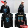 Seattle Kraken 2026 Black Hockey History Night Custom Hockey Jersey