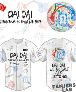 Shakira ft. Burna Boy World Cup 26 “DAI DAI” Baseball Jersey
