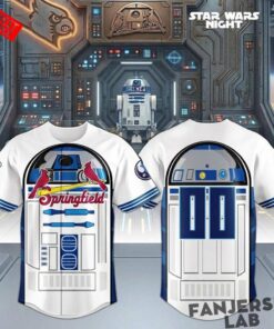 Springfield Cardinals x Star Wars Night Game Limited R2-D2 Design Baseball Jersey