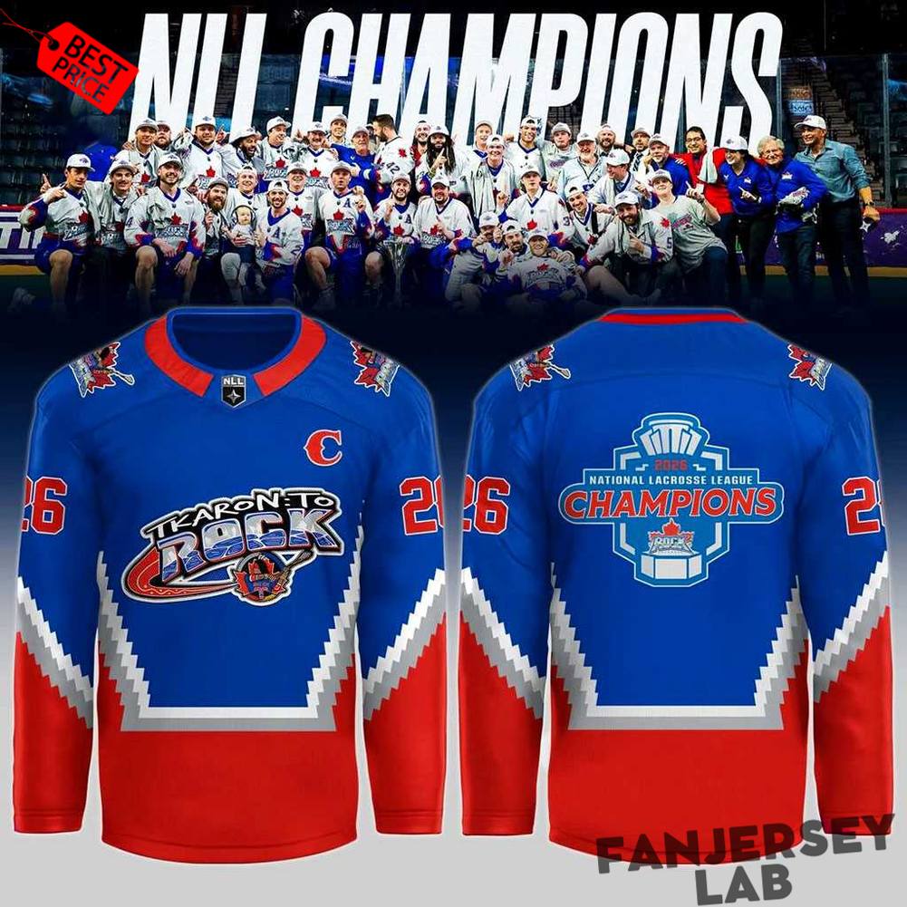 Toronto Rock NLL Champions 2026 Jersey Toronto Rock NLL Champions 2026 Jersey
