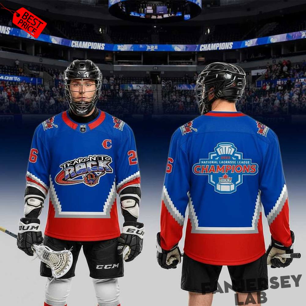Toronto Rock NLL Champions 2026 Jersey Toronto Rock NLL Champions 2026 Jersey