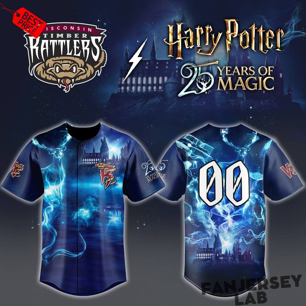 Wisconsin Timber Rattlers x Harry Potter Night “25 Years of Magic” Jersey Wisconsin Timber Rattlers x Harry Potter Night “25 Years of Magic” Jersey