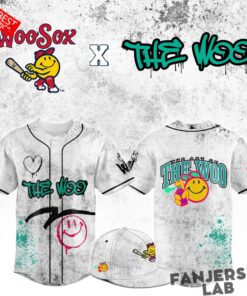 Worcester Red Sox x The Art of The Woo Baseball Jersey