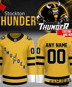 Adirondack Thunder x Stockton Thunder FPHL 2026 Custom Hockey Jersey