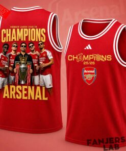Arsenal Premium Premier League Champions 2025/26 Tank Top Jersey