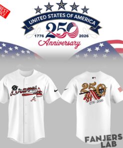 Atlanta Braves USA 250 Anniversary Special Jersey