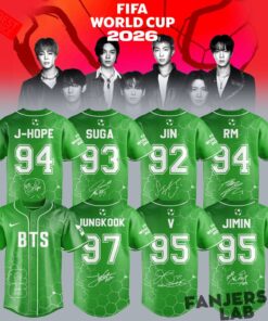 BTS x World Cup 2026 HexaPitch 26 Baseball Jersey