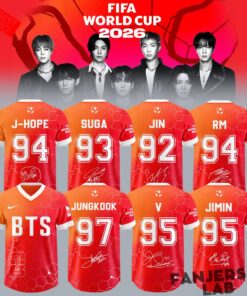 BTS x World Cup 2026 HexaPitch 26 Football Jersey