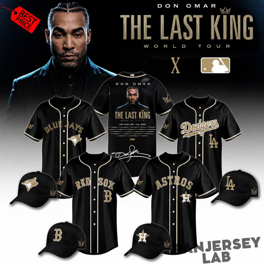 Baseball All Teams x Don Omar Last King World Tour 2026 Baseball Jersey Baseball All Teams x Don Omar Last King World Tour 2026 Baseball Jersey