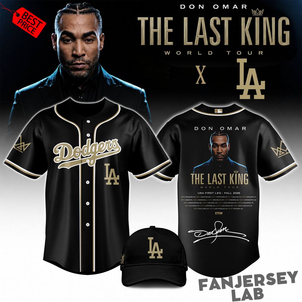 Baseball All Teams x Don Omar Last King World Tour 2026 Baseball Jersey Baseball All Teams x Don Omar Last King World Tour 2026 Baseball Jersey