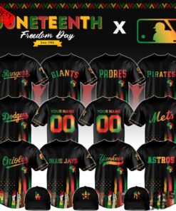 Baseball All Teams x Juneteeth Freedom Day 2026 Custom Jersey Baseball All Teams x Juneteeth Freedom Day 2026 Custom Jersey
