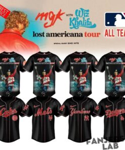 Baseball All Teams x Machine Gun Kelly Lost Americana Tour 2026 Baseball Jersey