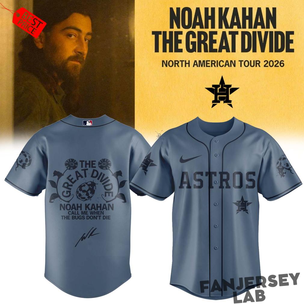 Baseball All Teams x Noah Kahan “The Great Divide: The Last Of The Bugs” Album 2026 Special Baseball Jersey Baseball All Teams x Noah Kahan “The Great Divide: The Last Of The Bugs” Album 2026 Special Baseball Jersey