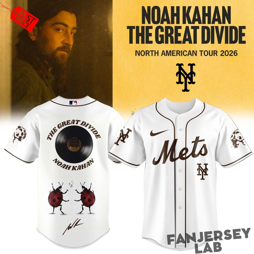 Baseball All Teams x Noah Kahan “The Great Divide: The Last Of The Bugs” Album 2026 Special Baseball Jersey Baseball All Teams x Noah Kahan “The Great Divide: The Last Of The Bugs” Album 2026 Special Baseball Jersey