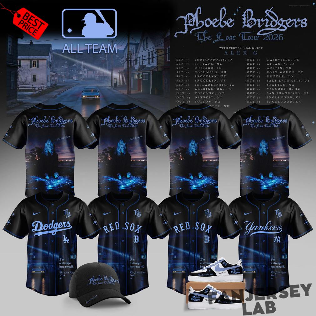 Baseball All Teams x Phoebe Bridgers The Lost Tour 2026 Special Jersey Baseball All Teams x Phoebe Bridgers The Lost Tour 2026 Special Jersey