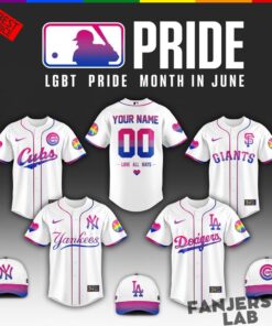 Baseball All Teams x Pride Month 2026 Custom Jersey