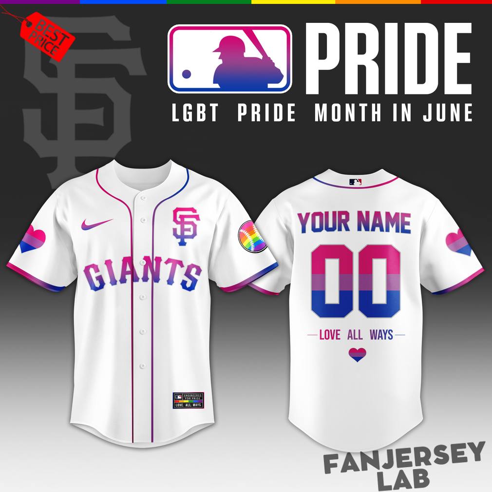Baseball All Teams x Pride Month 2026 Custom Jersey Baseball All Teams x Pride Month 2026 Custom Jersey